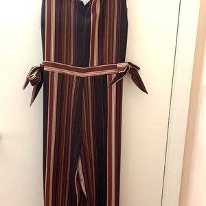 Women's Striped Jumpsuit - Brand New